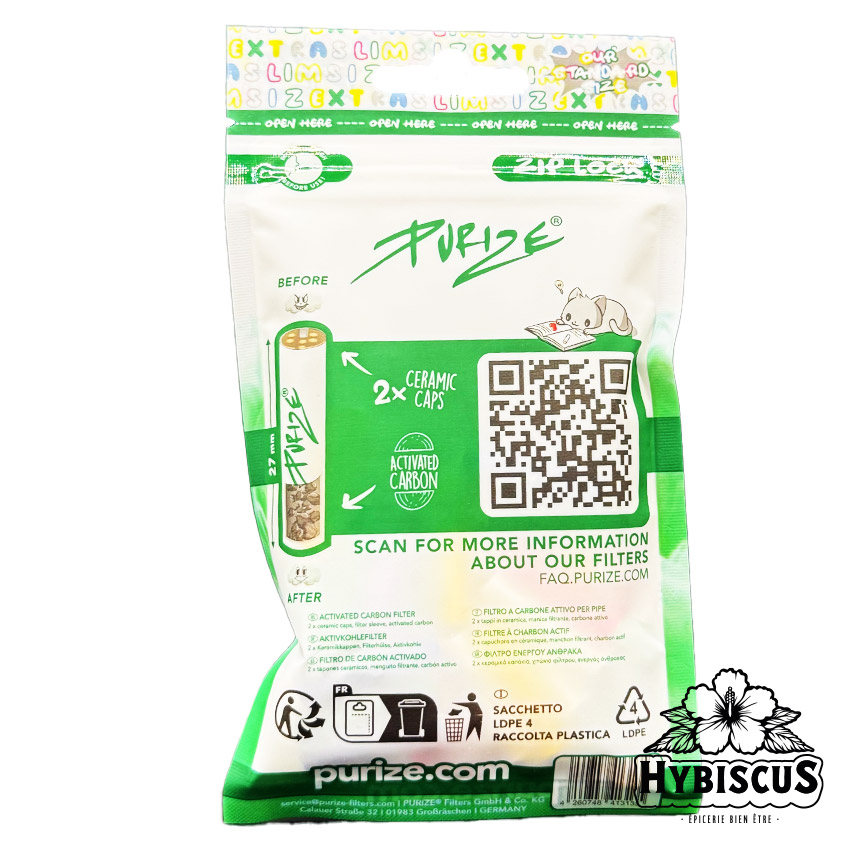 Filtres charbon actif 5,9mm x33