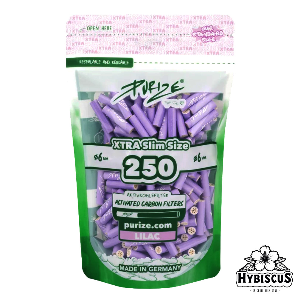 Filtres charbon actif LILAC 6mm x250