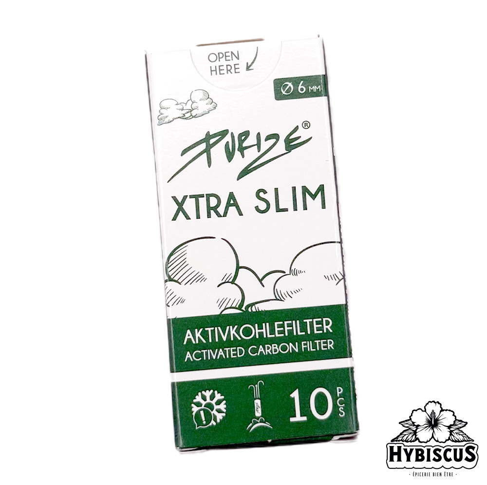 Filtres charbon actif xtra slim 6mm x10