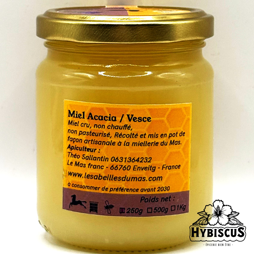 Miel Acacia & Vesce d'été 250g