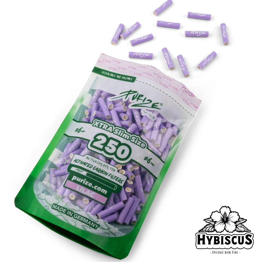 Filtres charbon actif LILAC 6mm x250