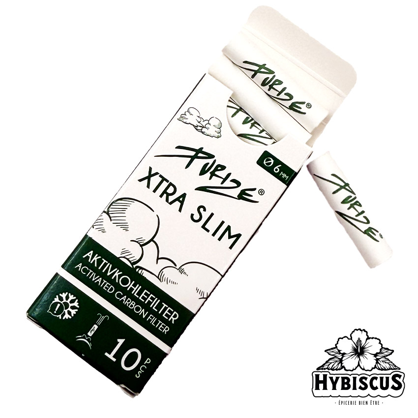 Filtres charbon actif xtra slim 6mm x10