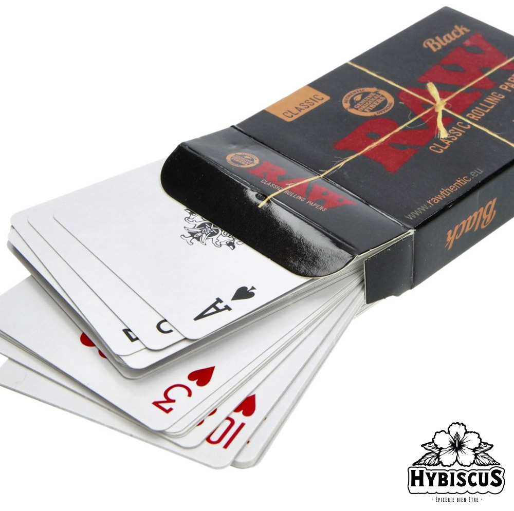 Jeu de cartes Black RAW